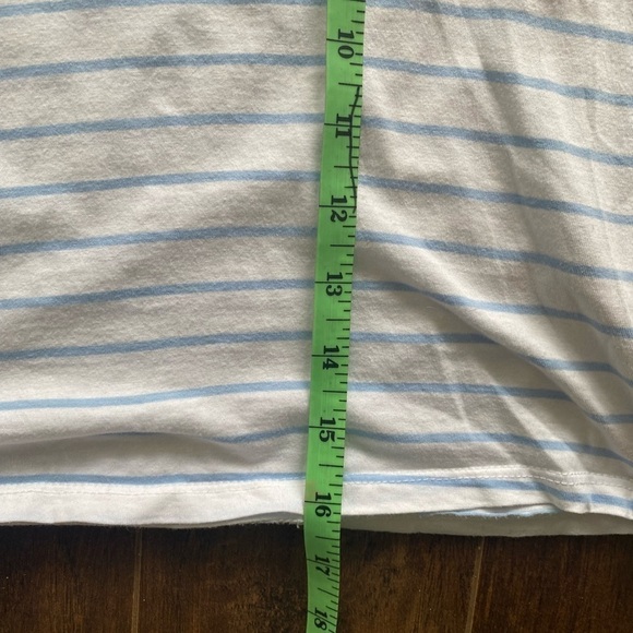 GARAGE Blue and White Striped Collared Shirt Size XS - Picture 8 of 9